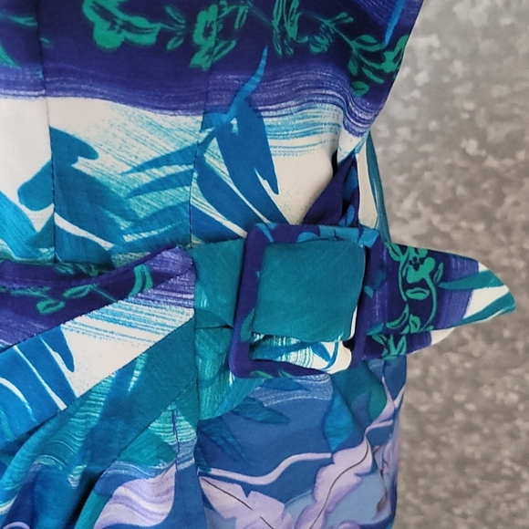 Vintage J. Stevens tropical sheath dress size 6 - Picture 3 of 6